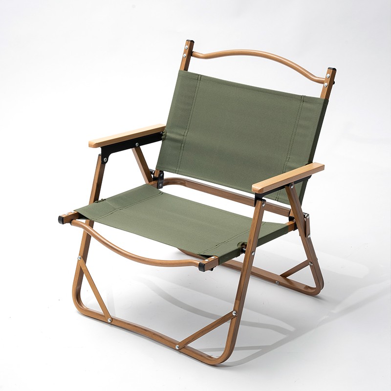 Kids Folding Beach Chair With Sun Protection Umbrella - Lightweight Camping Chair For Outdoor, Green